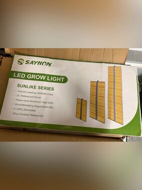 SAYHON LED Grow Light Sunlike Series SH 2000 OSRAM Chips Dimmable Waterproof